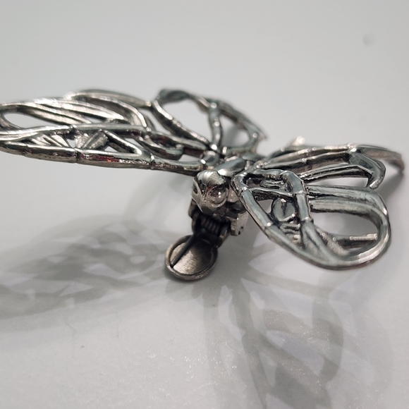 John Hardy for Neiman Marcus Butterfly Scarf Clip Brooch / Hair Accessory - Picture 6 of 10